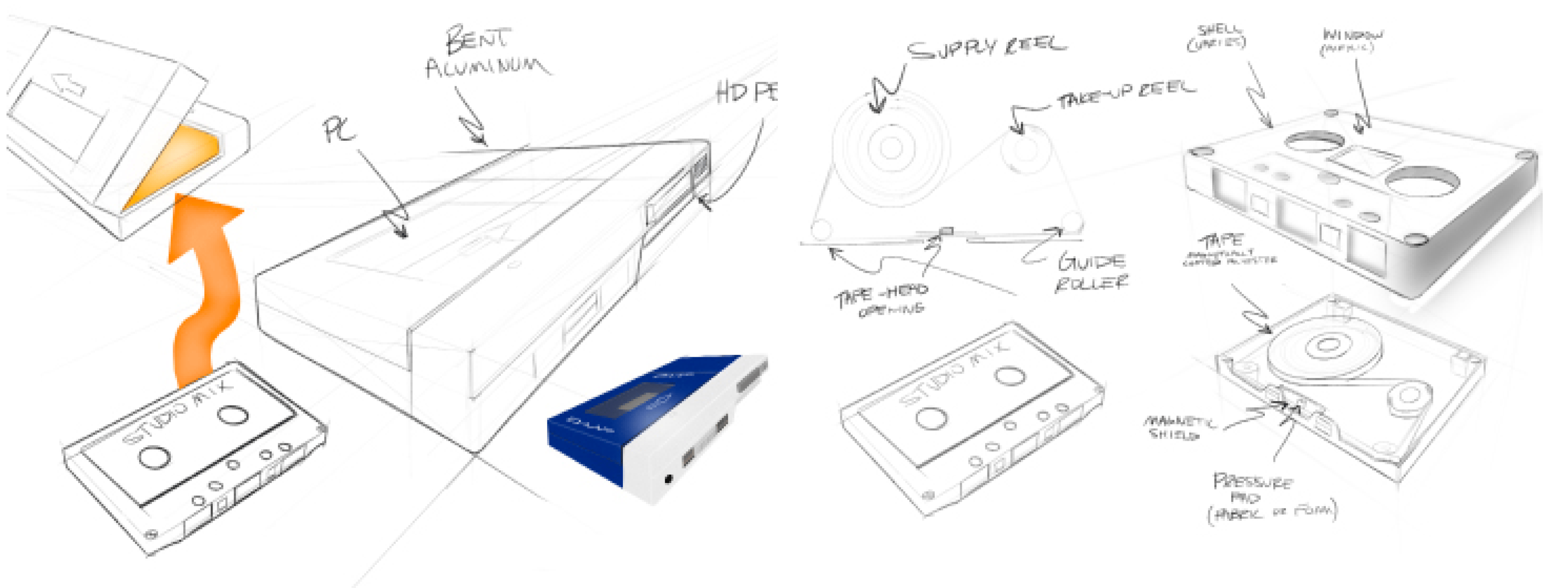 Anders brand wordmark in white placed on top of an image of a modern interior design.